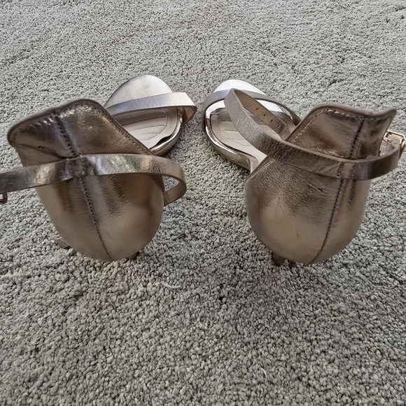 Lulus Rose Gold Strappy Heels - Picture 3 of 6